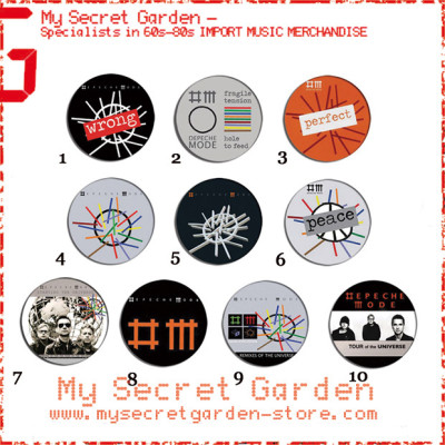 Depeche Mode - Sounds Of The Universe Pinback Button Badge Set ( or Hair Ties / 4.4 cm Badge / Magnet / Keychain Set )